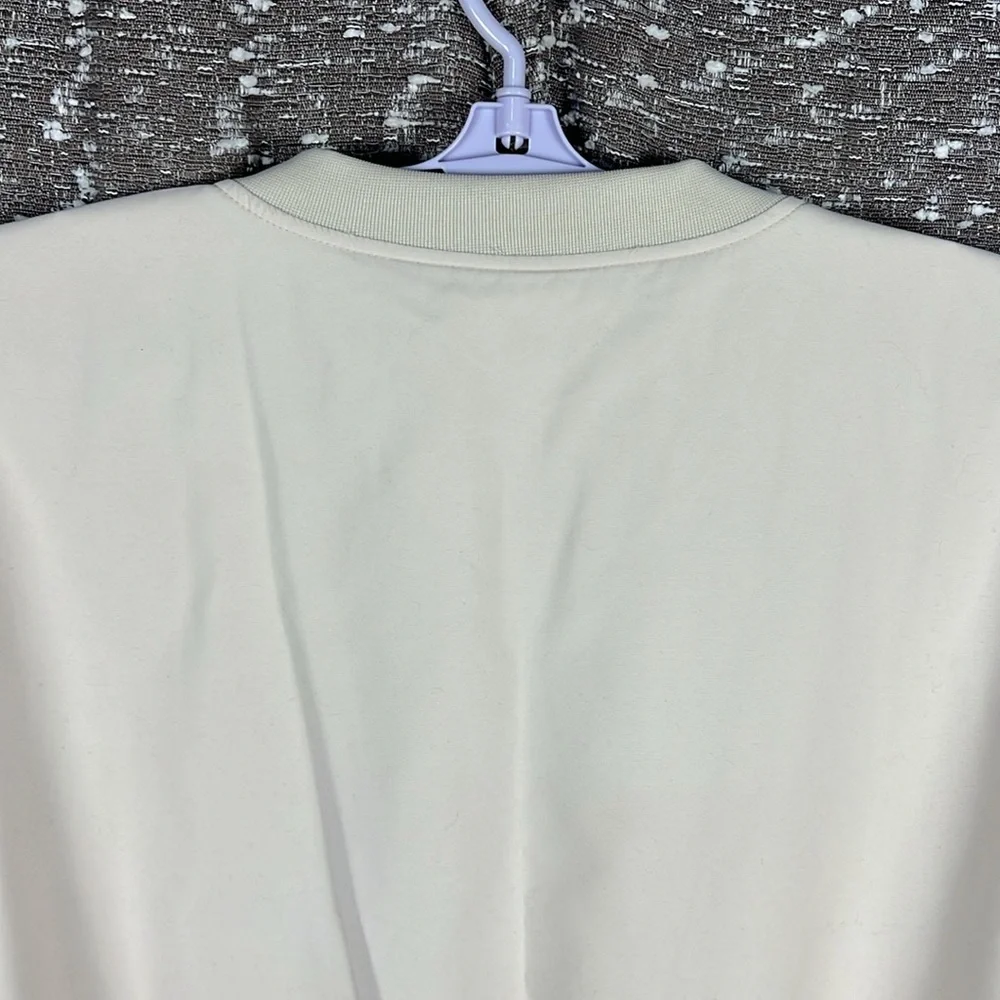 Daniel Gray Golf Cream Pullover Windbreaker Long Sleeve‎